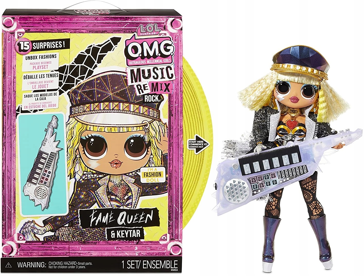 

Lol Surprise Omg Remix Rock Fame Queen z Keytarem