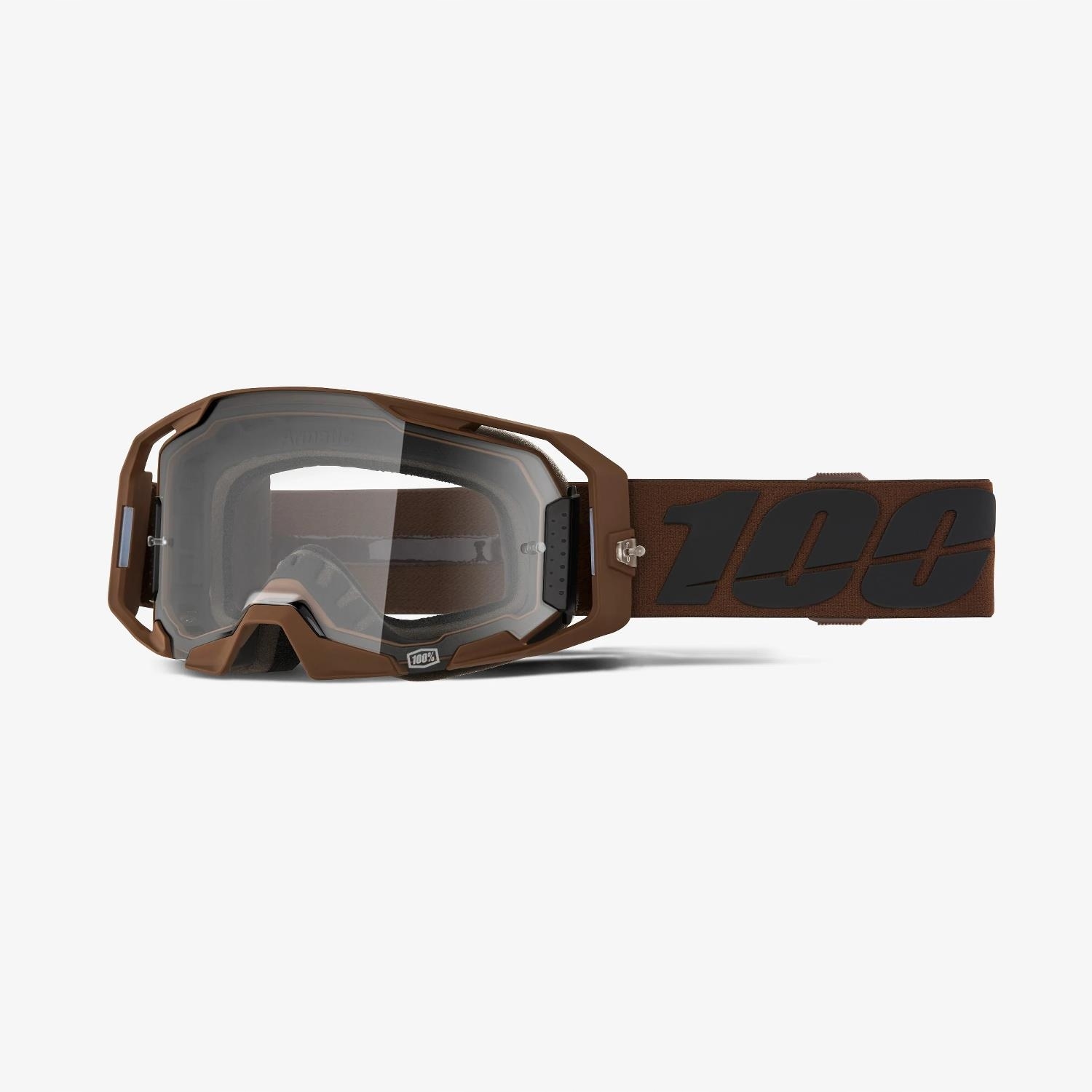 100 % Okuliare Armatic Salcedo Clear Lens Hnedá/čierna Farba Ši