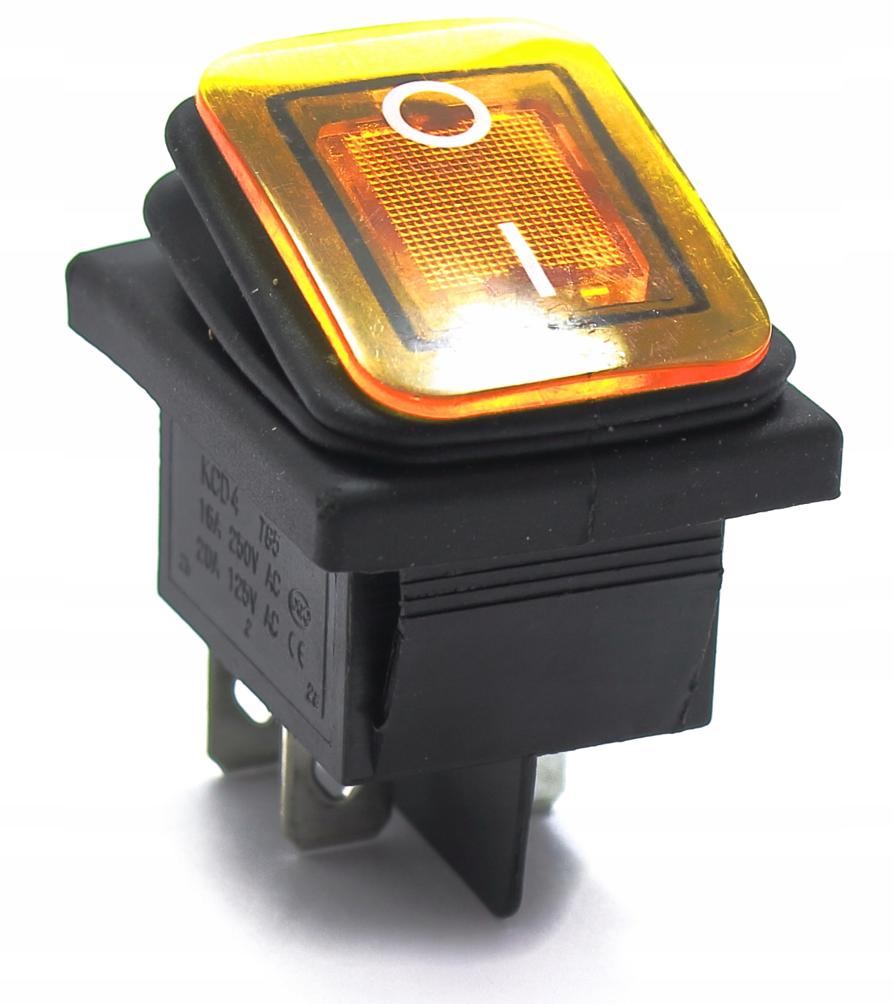 

Włącznik Przełącznik Hermetyczny 12V Żółty