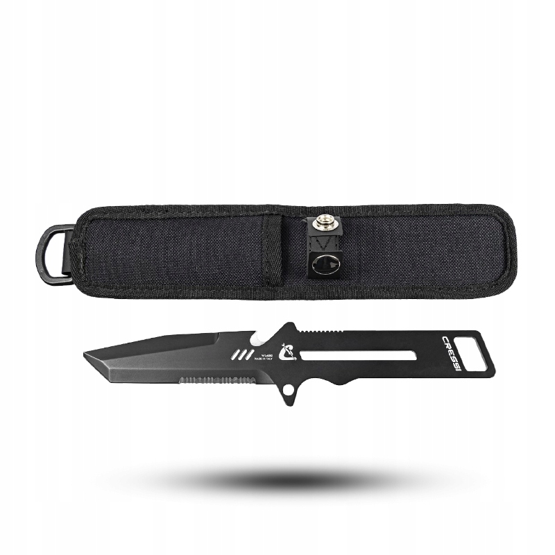 Nůž Cressi Kai Idroglider Gold Black Ocel 1.4060 Hrc 55/56 Pouzdro 1000D