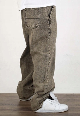 Kalhoty I8 Denim BAG117 Baggy, hnědé