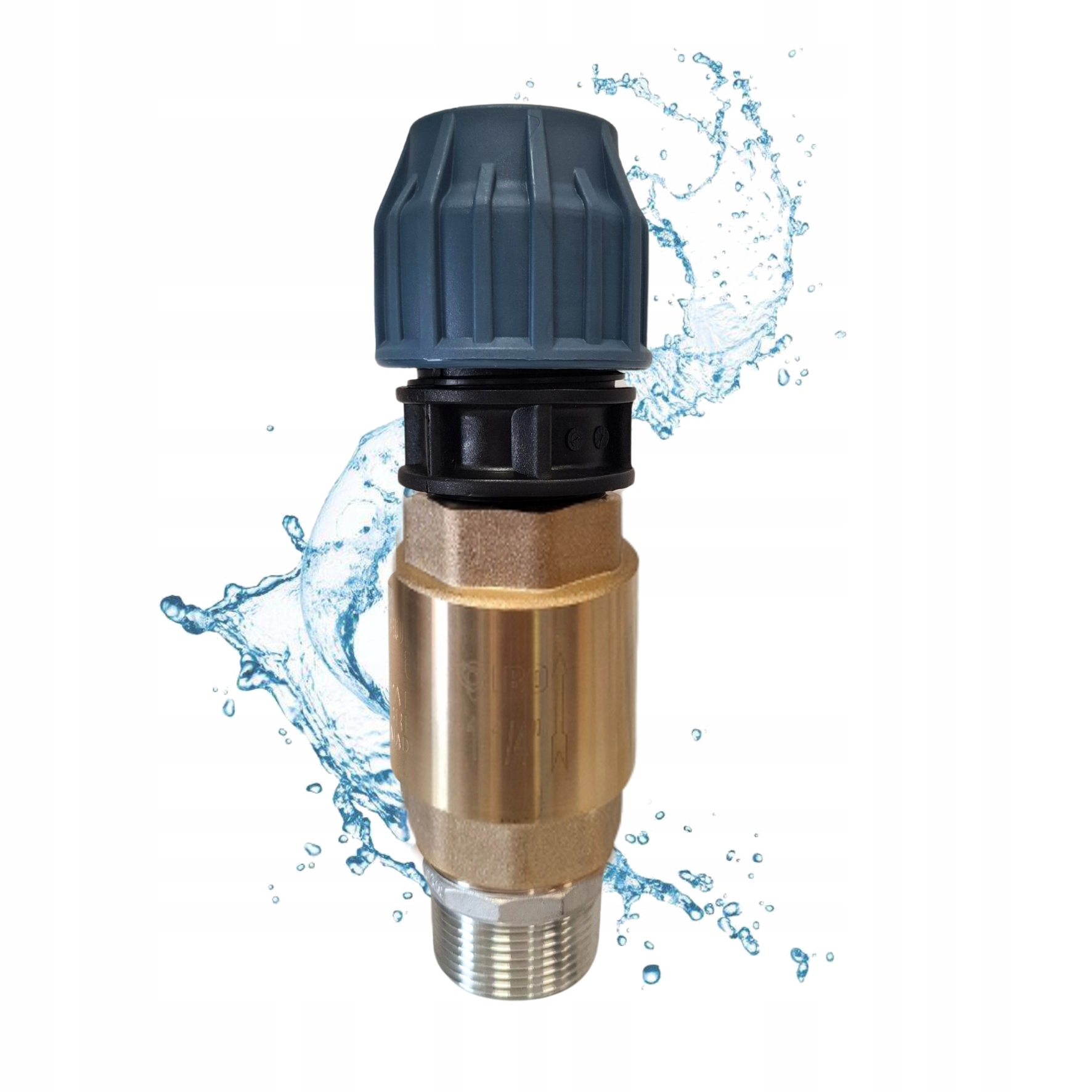 Przyłącze pompy głębinowej PE32 1 1/4" z zaworem zwrotnym Ibo