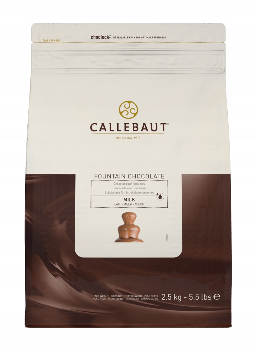 Barry Callebaut czekolada do picia fontann fondue mleczna 38% 2.5kg