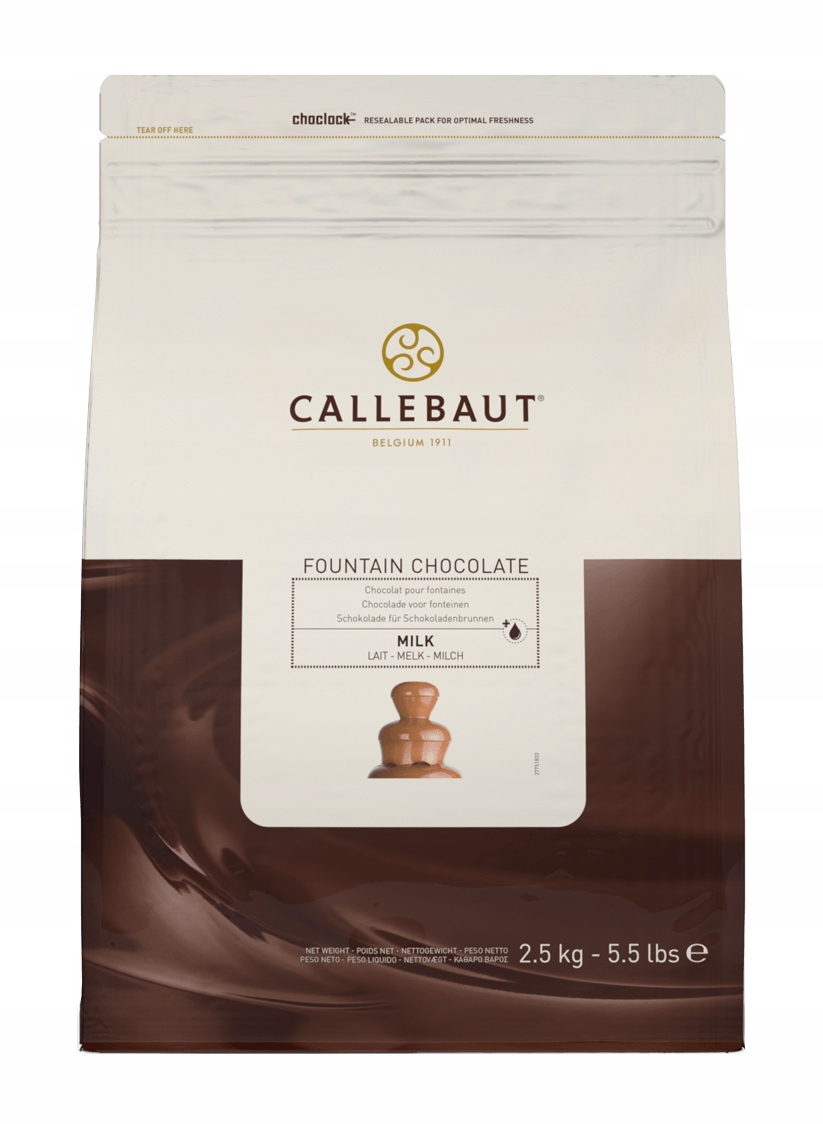 Barry Callebaut čokoláda na pitie fontána fondue mliečna 38% | 2.5kg