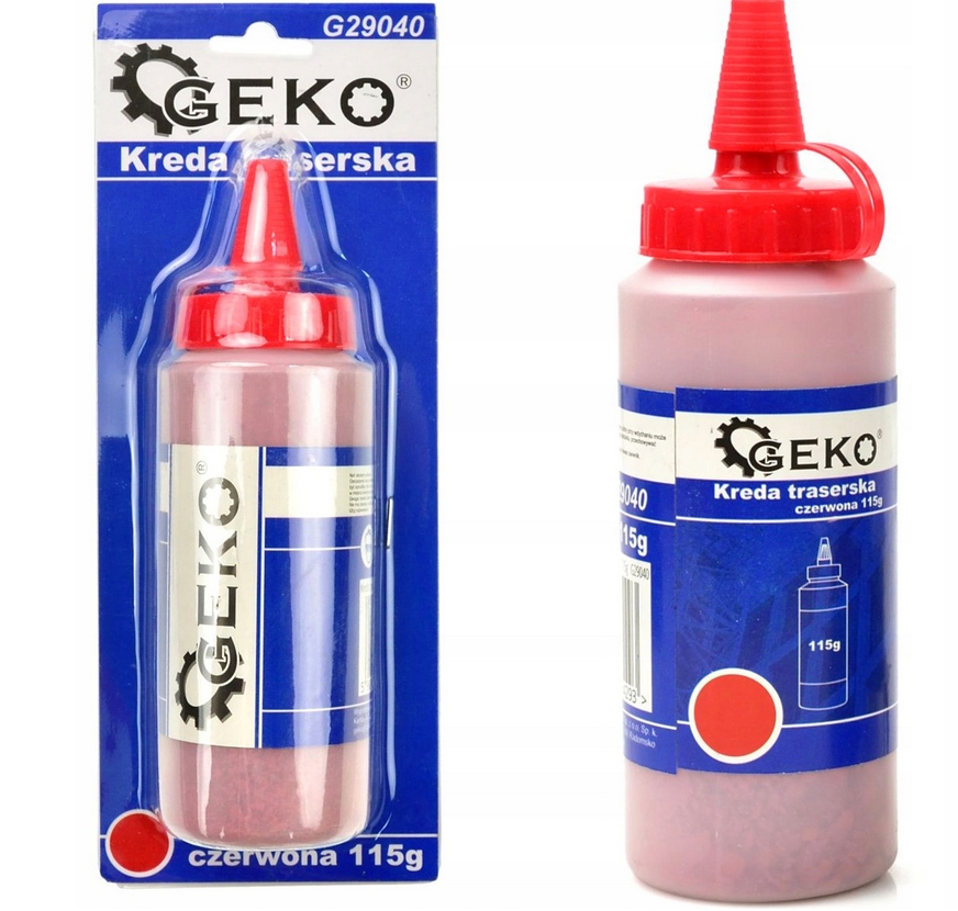 

Kreda Traserska Czerwona 115G Geko