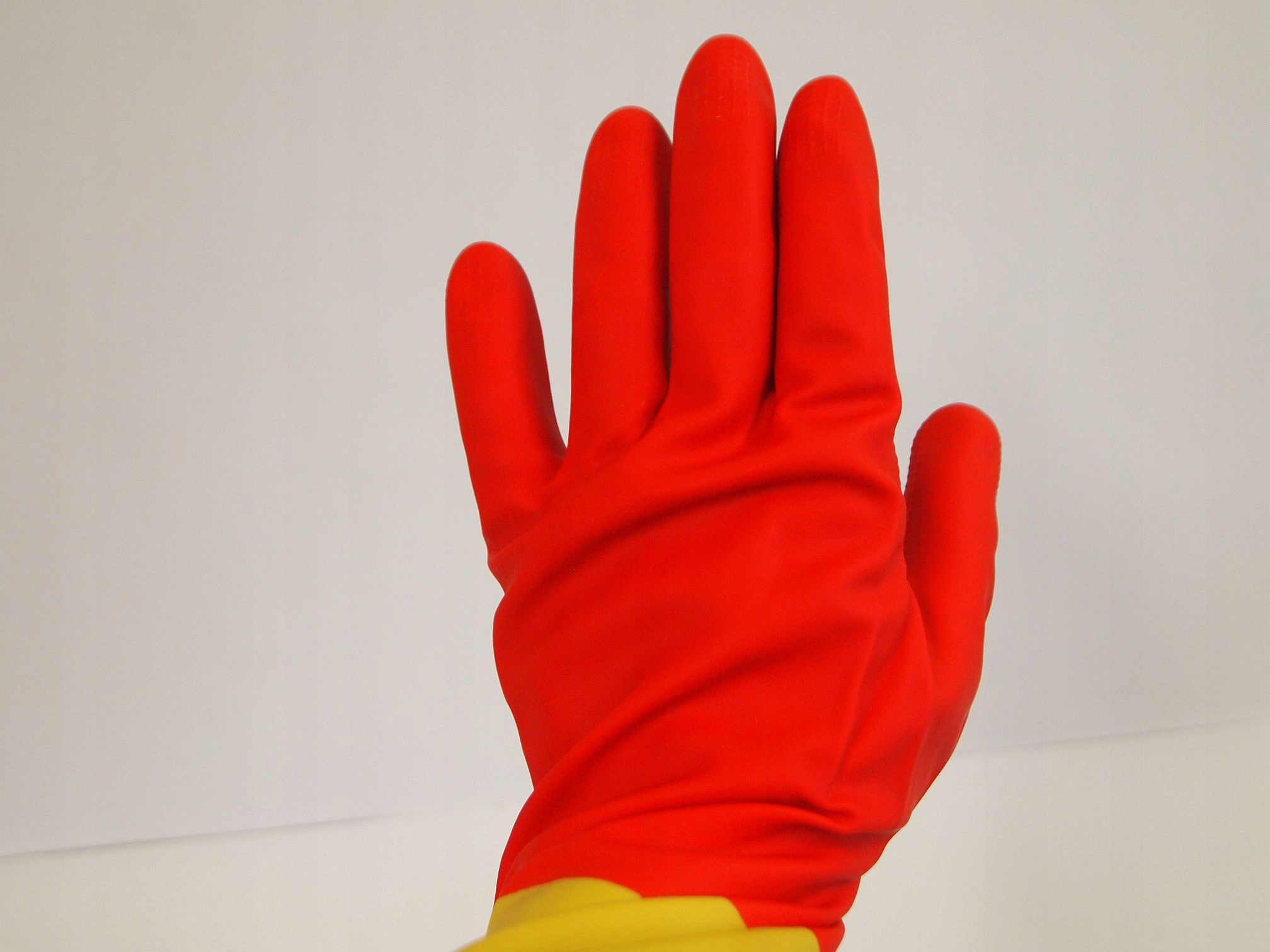 RĘKAWICE GUMOWE GOSPODARCZE GRUBE S-M Rozmiar inny