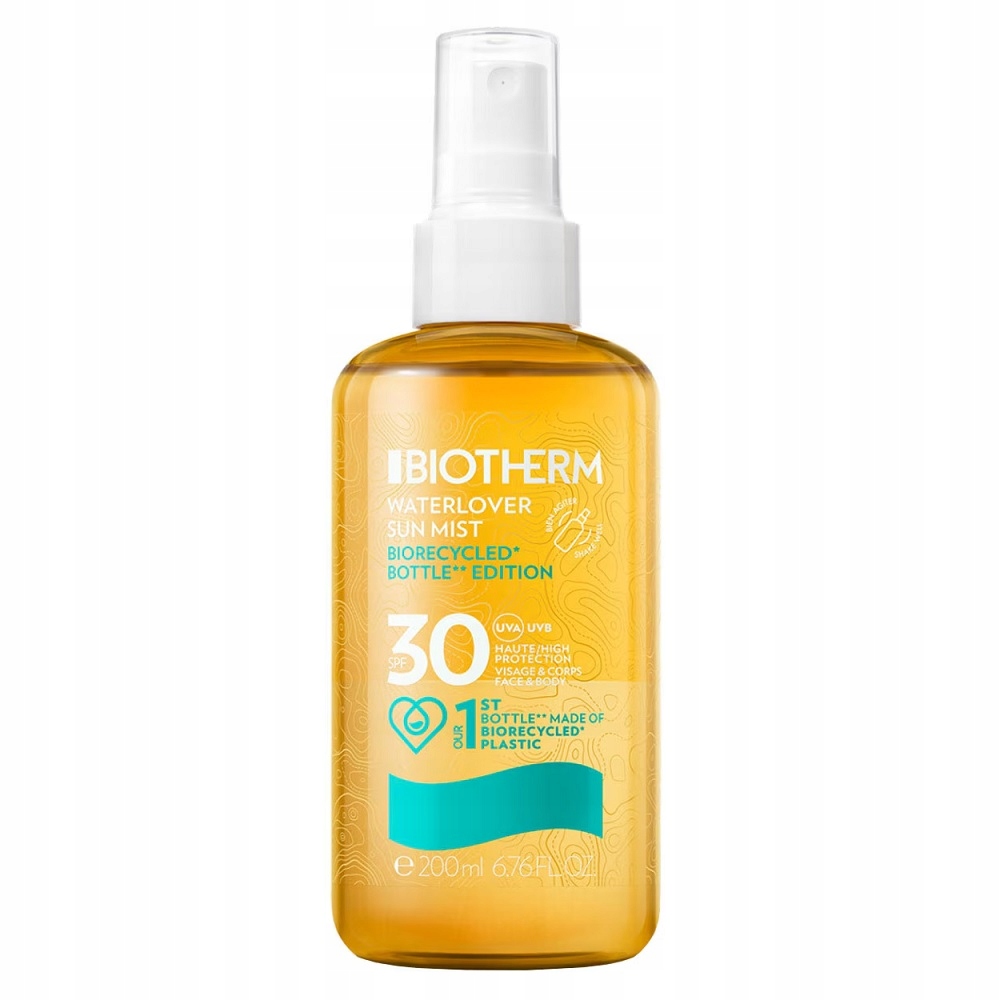 Biotherm Waterlover voděodolný opalovací Ve Spreji s ochranným faktorem 30 200 Ml