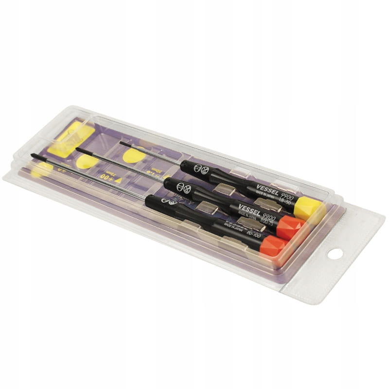 Zestaw 3 wkrętaków precyzyjnych Vessel