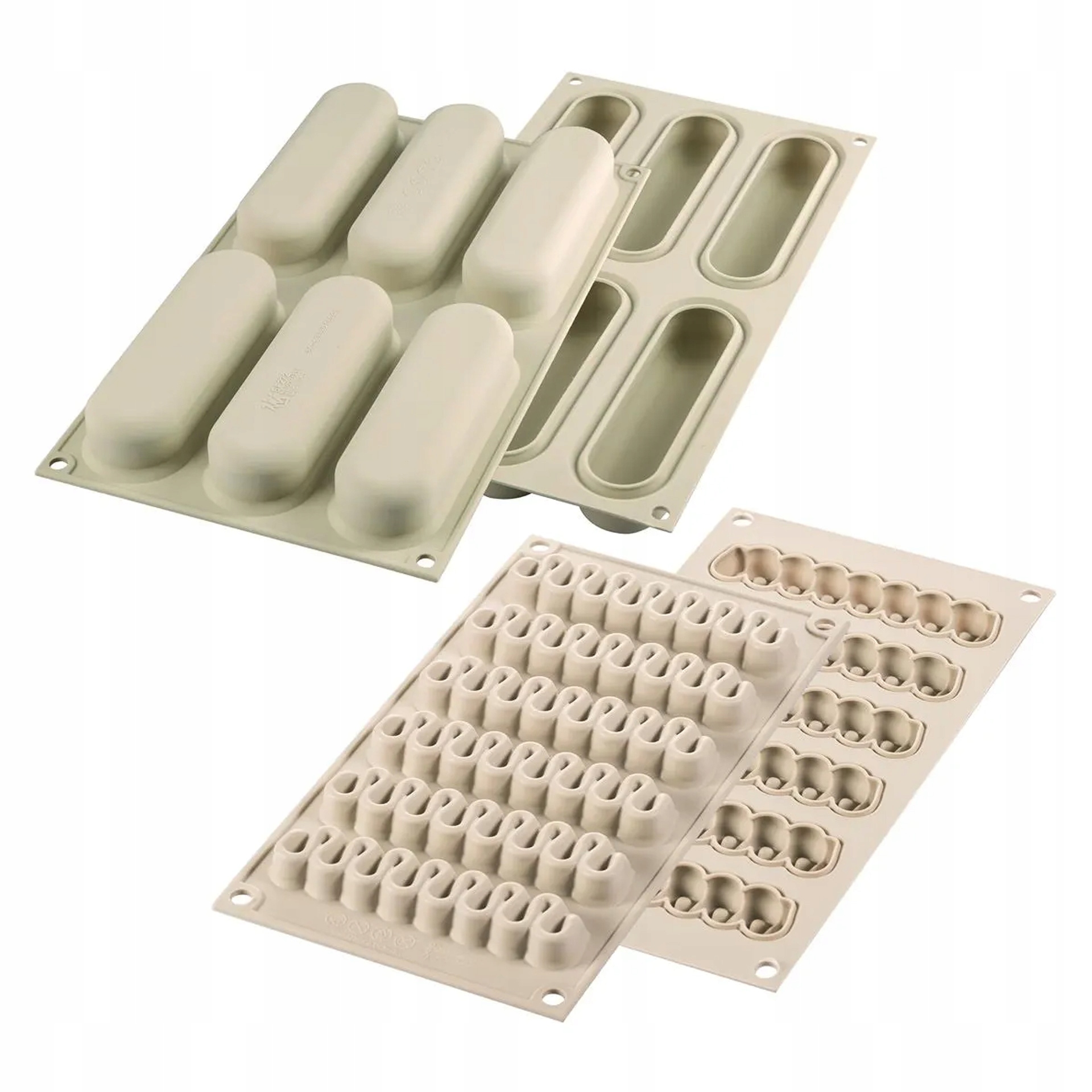 Kit Pop Éclair Sada dvou forem, eklerky Silikomart