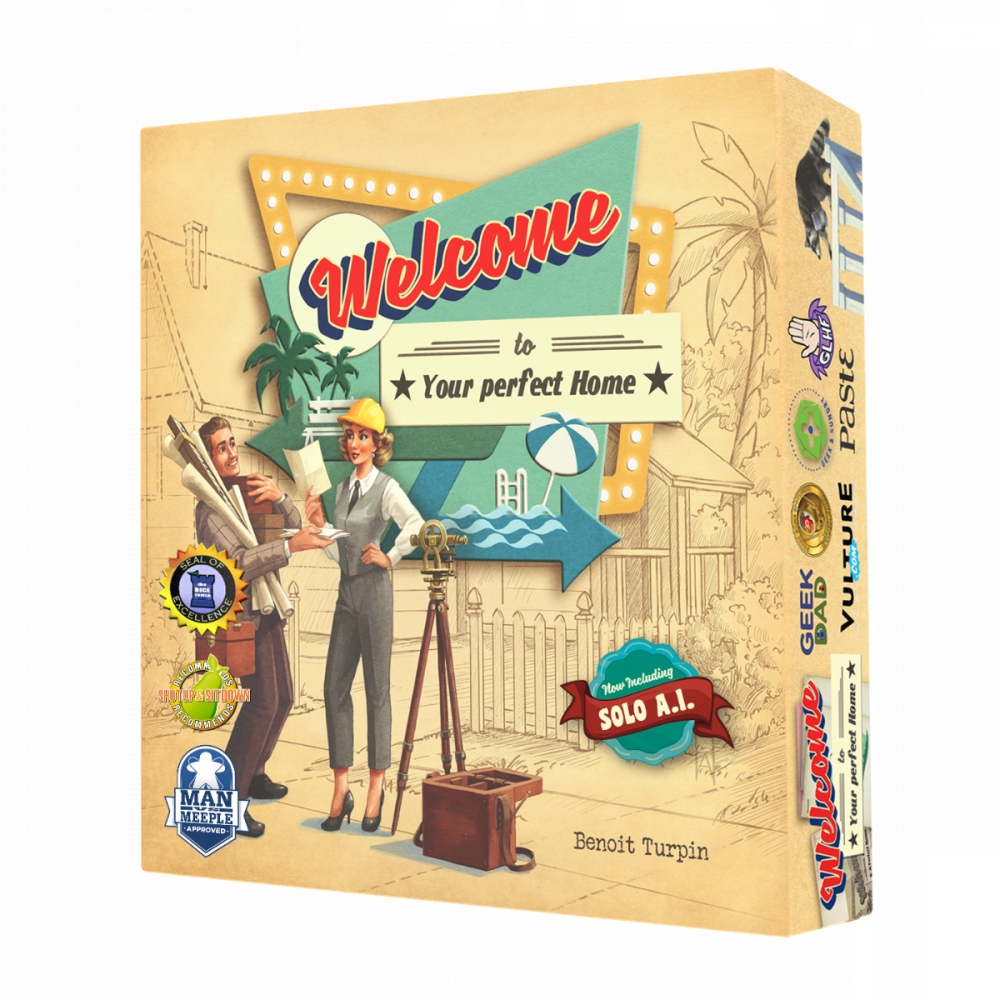 Welcome To.. Miasteczko marzeń gra planszowa 2nd Edition English Board Game