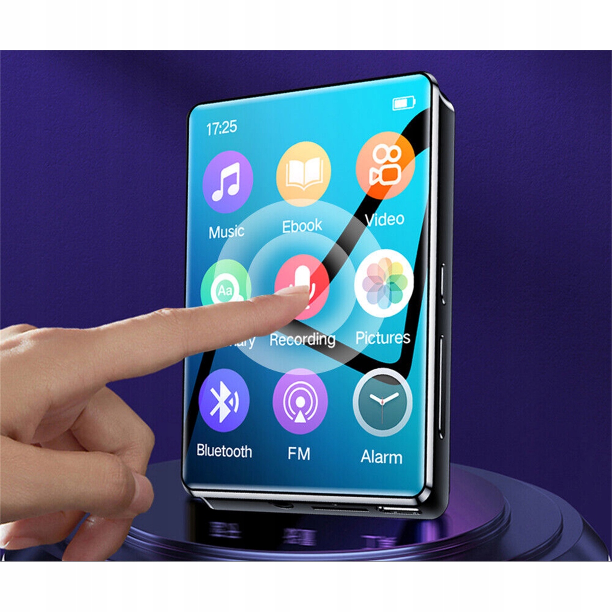 ODTWARZACZ MP4 MP3 BLUETOOTH 5.0 HiFi RADIO 1.8" Obsługa kart pamięci tak