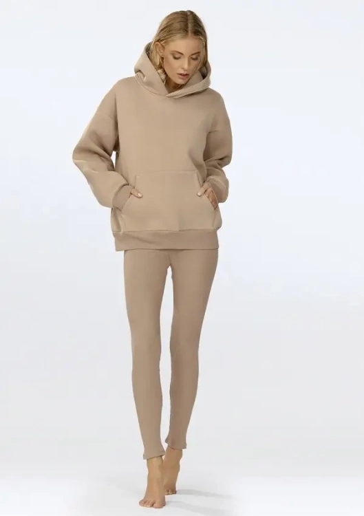 Dresový Komplet Oseye Mikina Legíny Cappuccino L