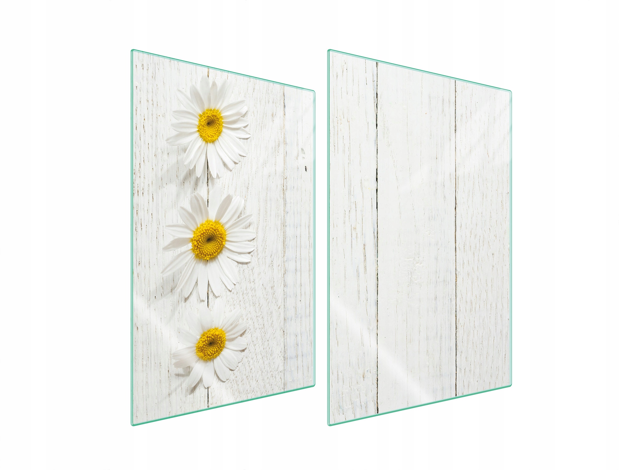 Skleněná Ochranná Deska Do Kuchyně 2x35x52 Dřevo Tvrzené Sklo