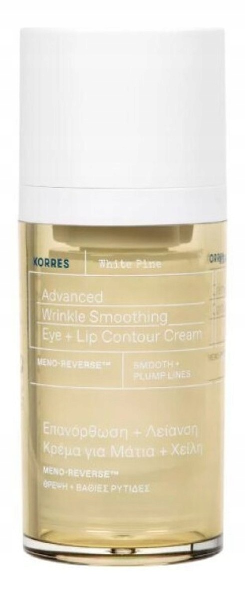 Korres Bílý borový krém Meno-Reverse pro oční a ústní kontury 15 ml