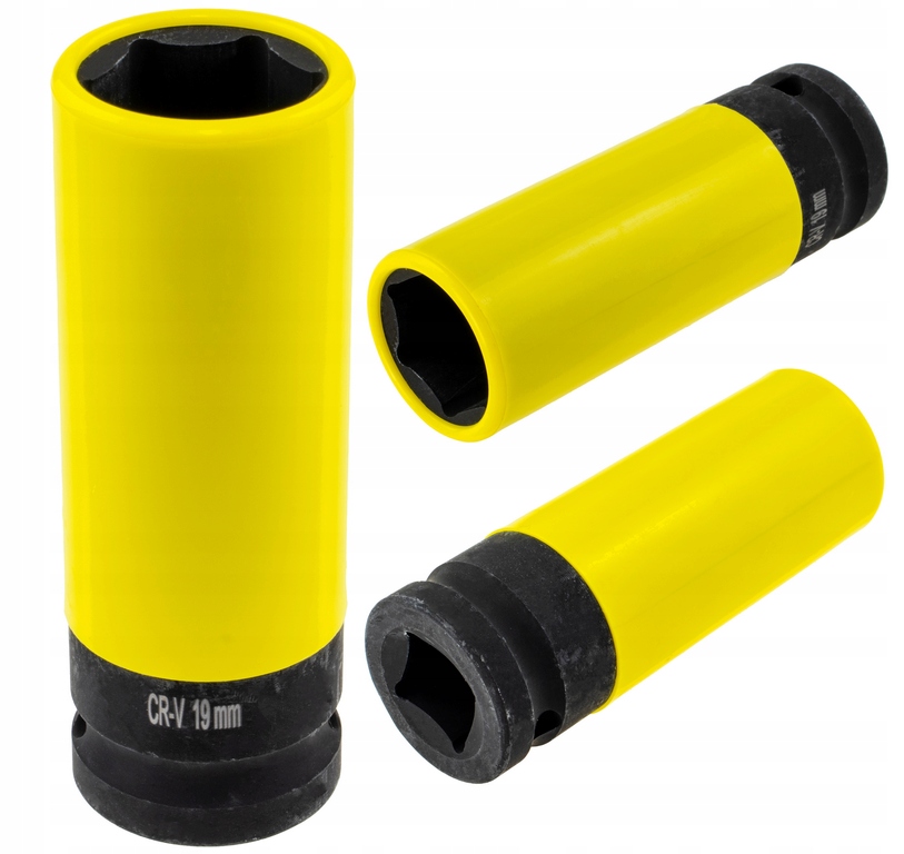 Nasadka Udarowa Do Felg Aluminiowych 19 MM Długa Do Kół Na Klucz 1/2''