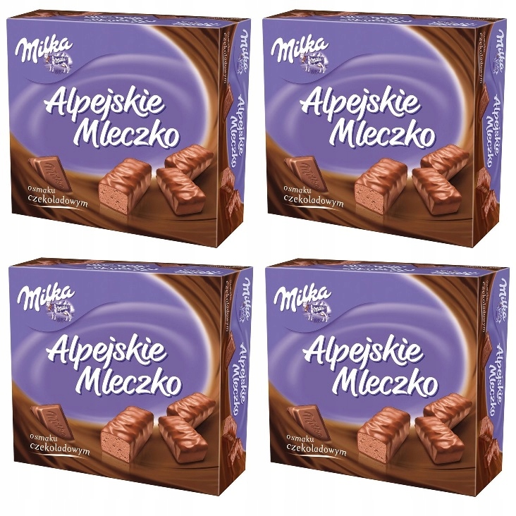 Levně 4 x 330 g Alpské mléko Milka s čokoládovou příchutí