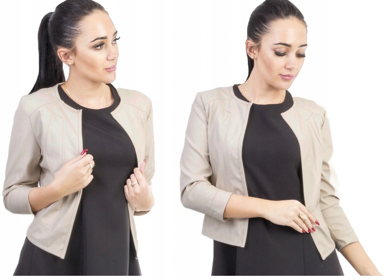 

Bolerko Marynarka Żakiet Eko Skóra (36-50) 46