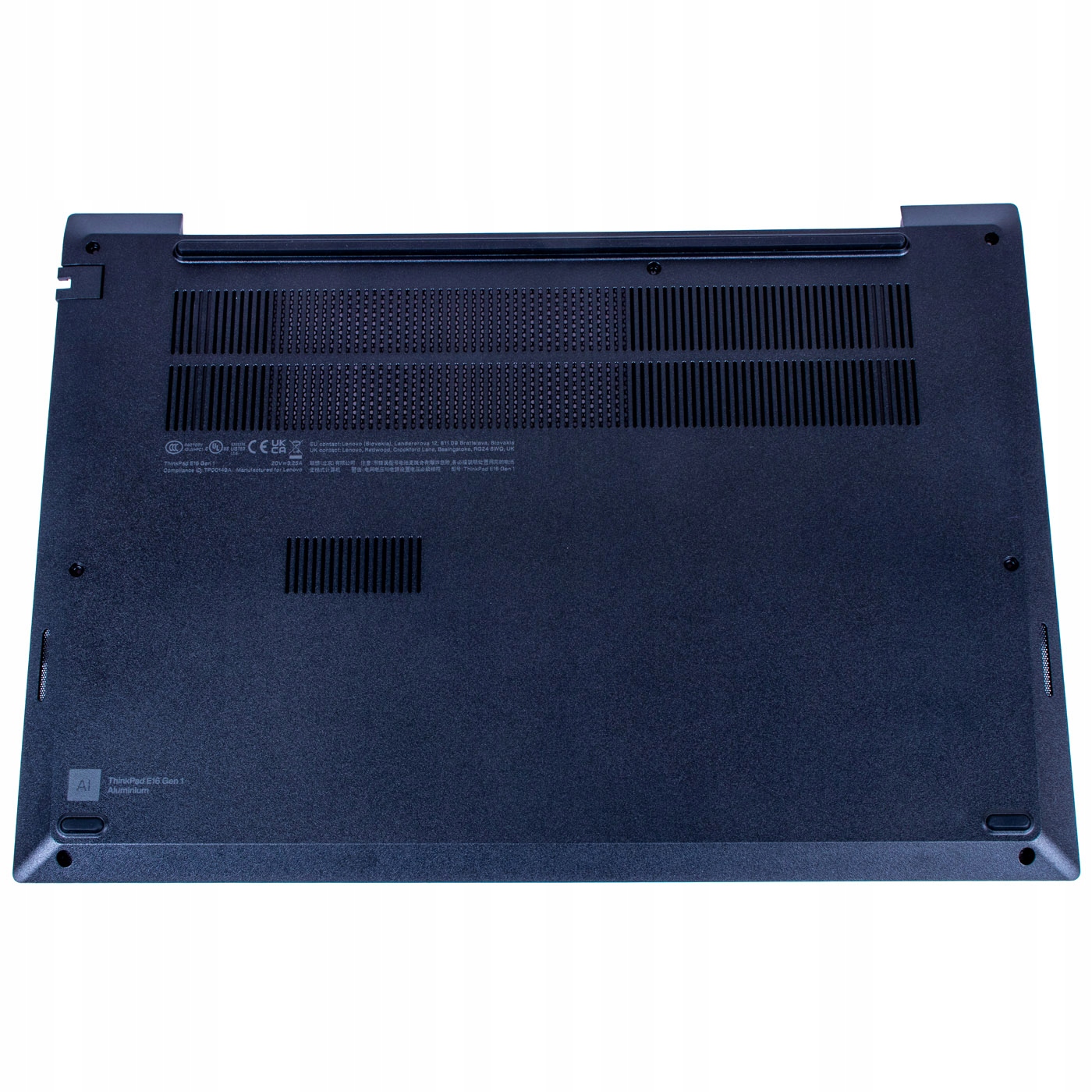 Spodní kryt Lenovo ThinkPad E16 černý Pl 1. generace