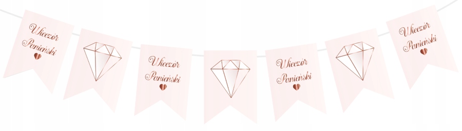 

Baner Na Wieczór Panieński Różowy Diament Aż 250CM