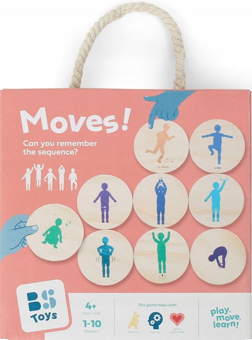 Naśladuj ruchy zręcznościowe Moves Bs Toys