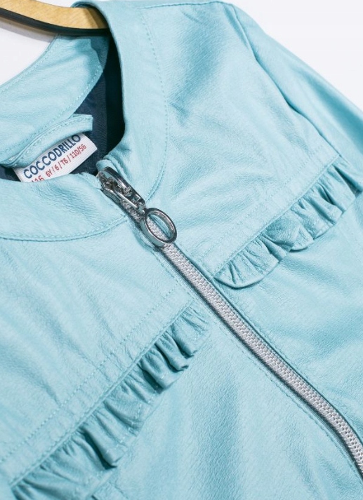 Kurteczka śliczna ramoneska Coccodrillo 122 j.Nowa Kolor niebieski