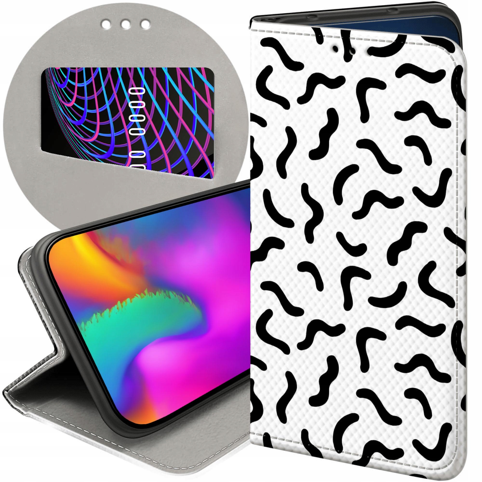 Etui Z Klapką Do Xiaomi Redmi 9 Uniwersalne Zwykłe MIX Futerał Case