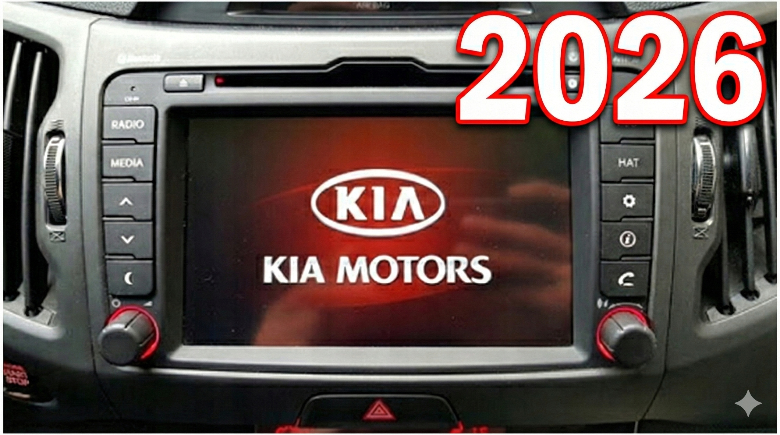 Gps Mapa Kia GEN1 2026 Europa Venga Ceed Sportage Sorento Optima Rio Carens