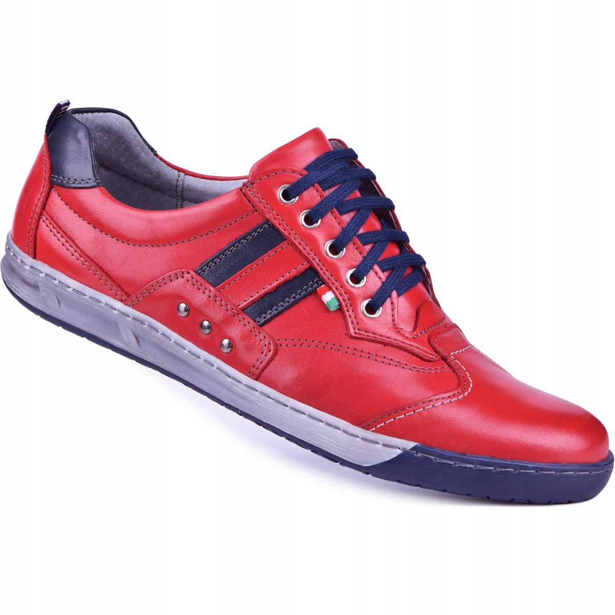 

Buty męskie 100% skóra półbuty trampki skórzane 42