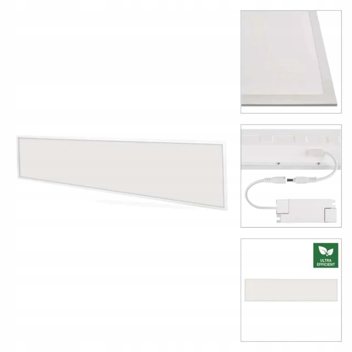 Led panel 30x120 zapuštěný bílý nízký Ugr obdélníkový Stropní Svítidlo Emos Luxxo