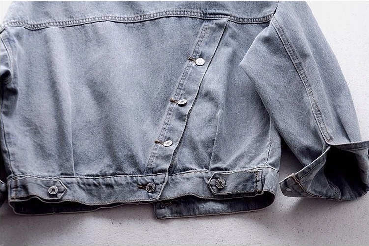 Klasyczna JEANSOWA PARKA KURTKA KATANA Z KAPTUREM DAMSKA XXL Rodzaj jeansowa