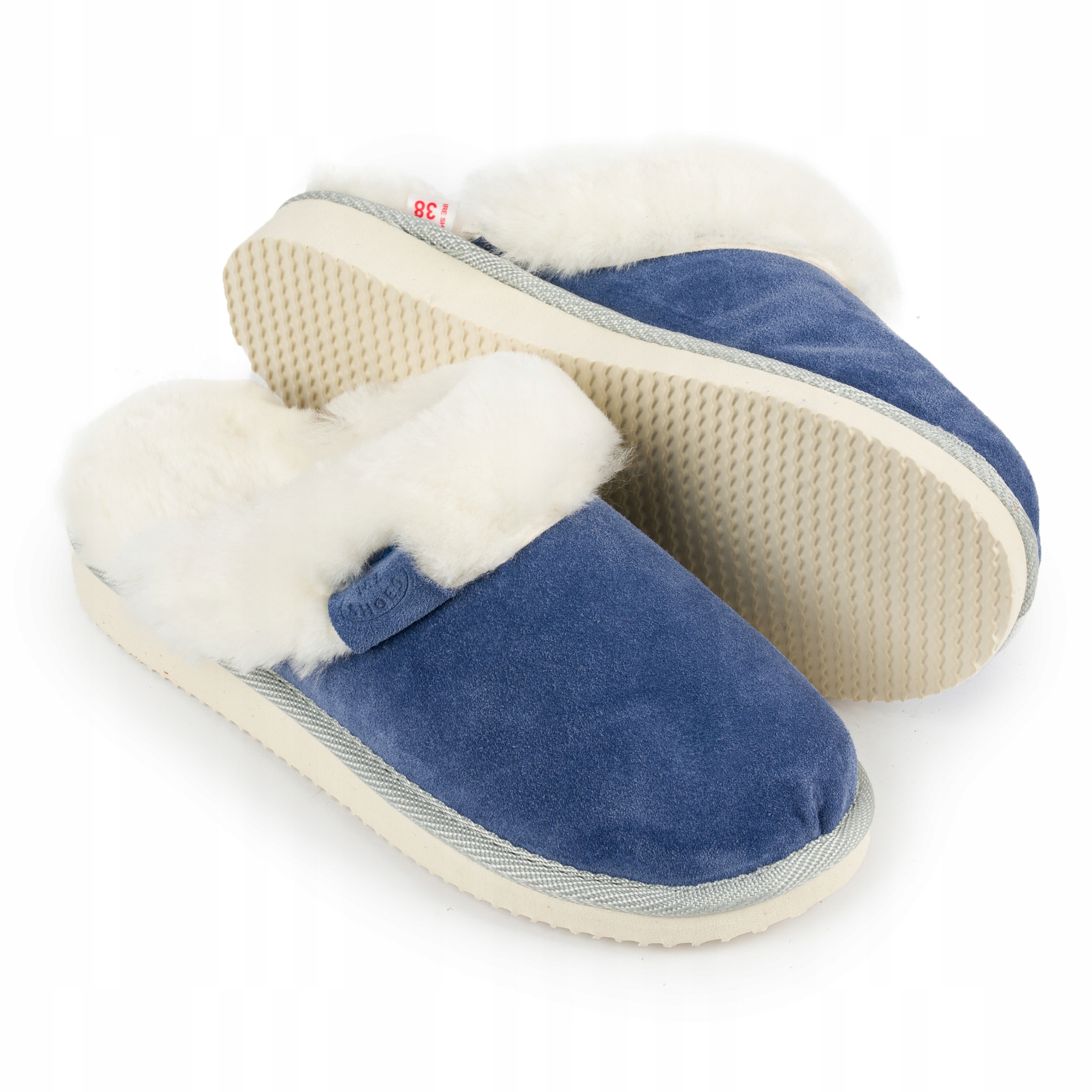 Dámské Pantofle IreShoes Premium teplé domácí Sandále s vlnou, vel. 40