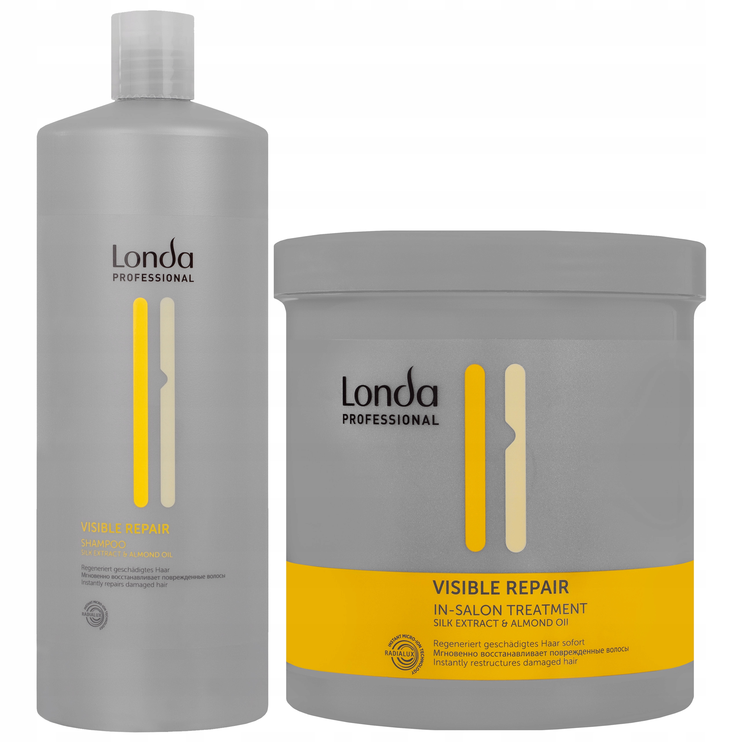 Londa Visible Repair odżywienie i odbudowa szampon 1000ml kuracja 750ml
