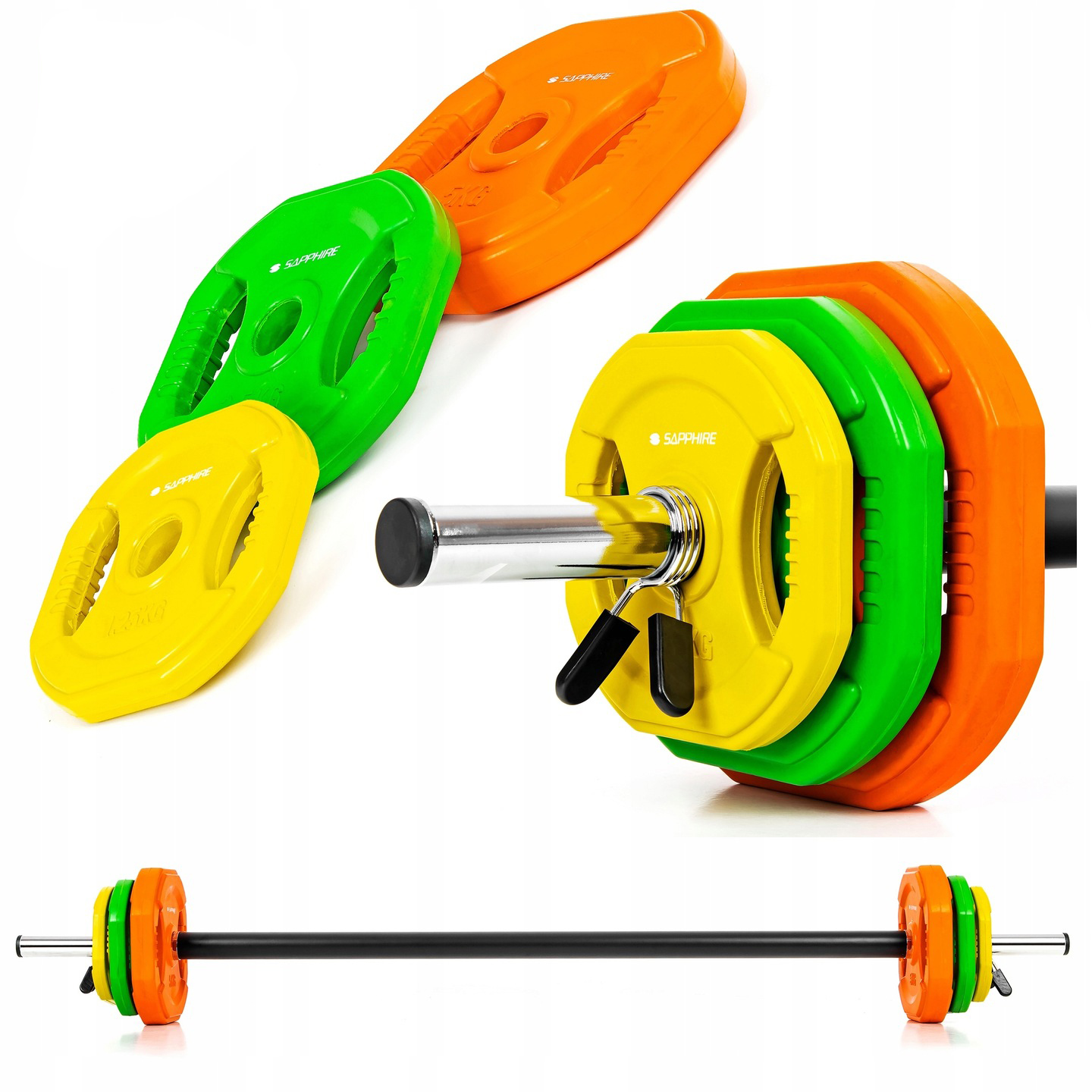 Zestaw sztanga Pump 20KG Obciążenie regulowana Fitness obciążenia gryf Body