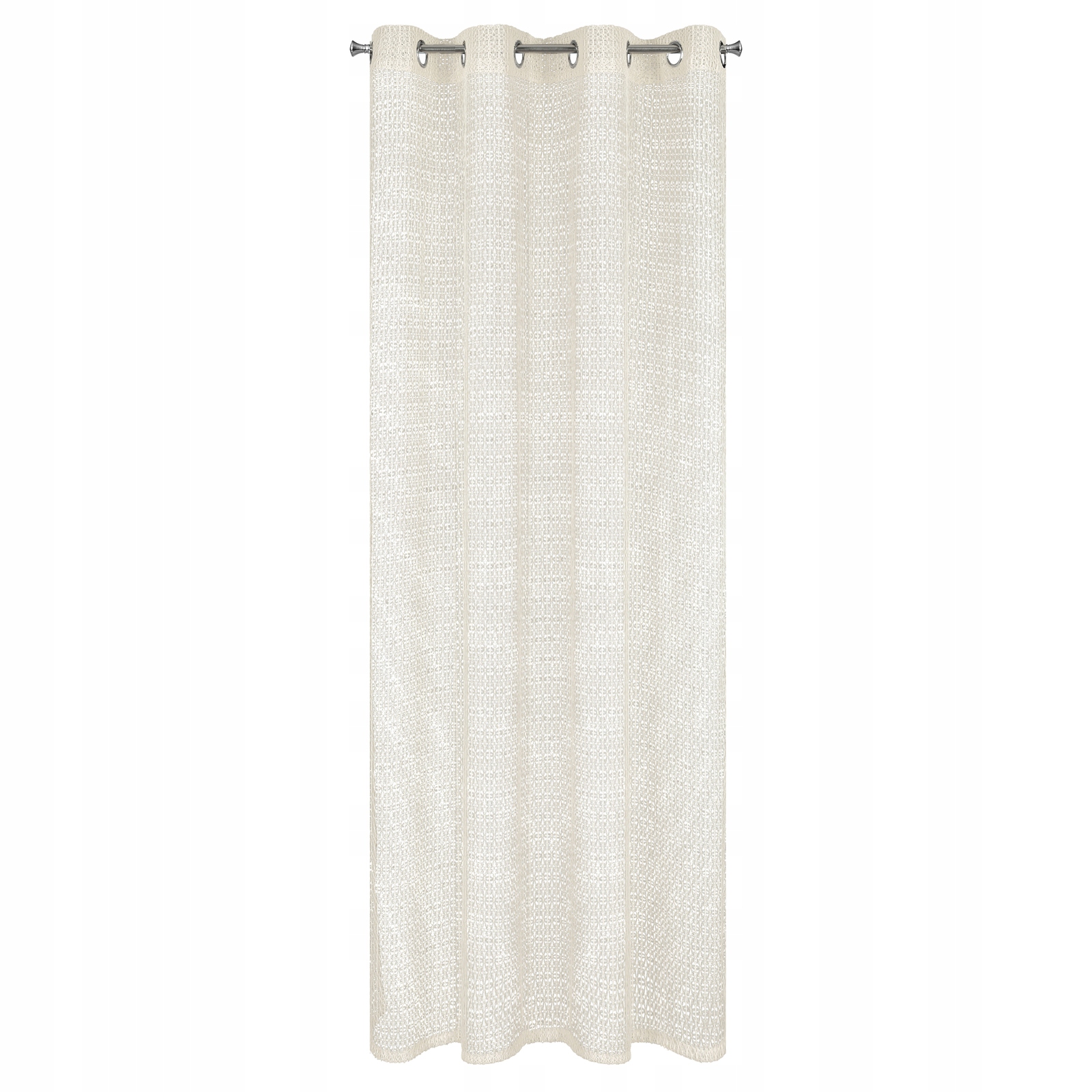 

Zasłona luźna siatka Styl Eko kremowa 140X250 koła