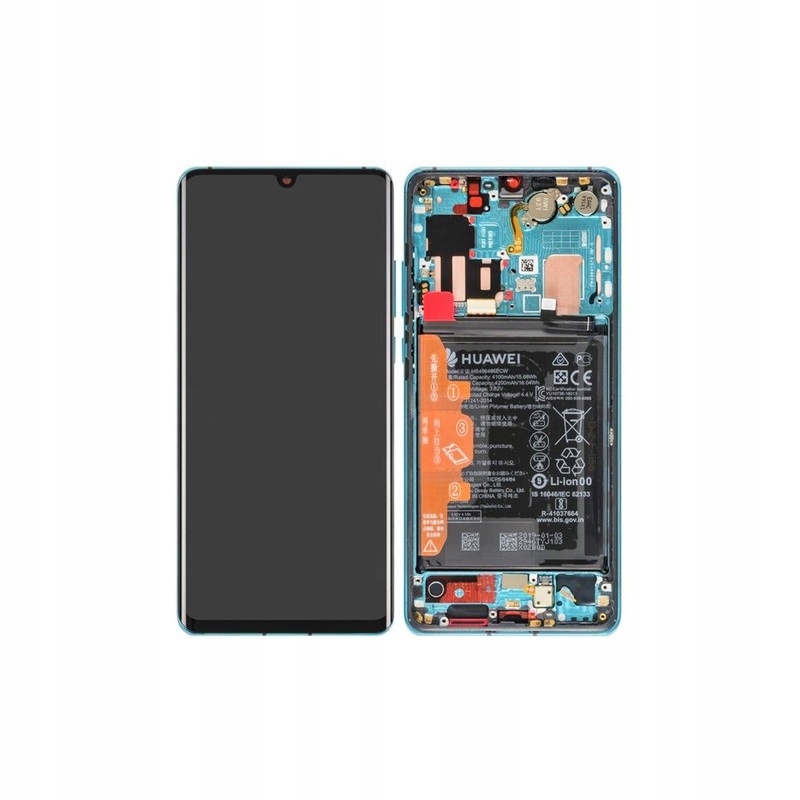 Wyswietlacz Huawei P30 Pro VOG-L09 Oryginał Ramka Bateria