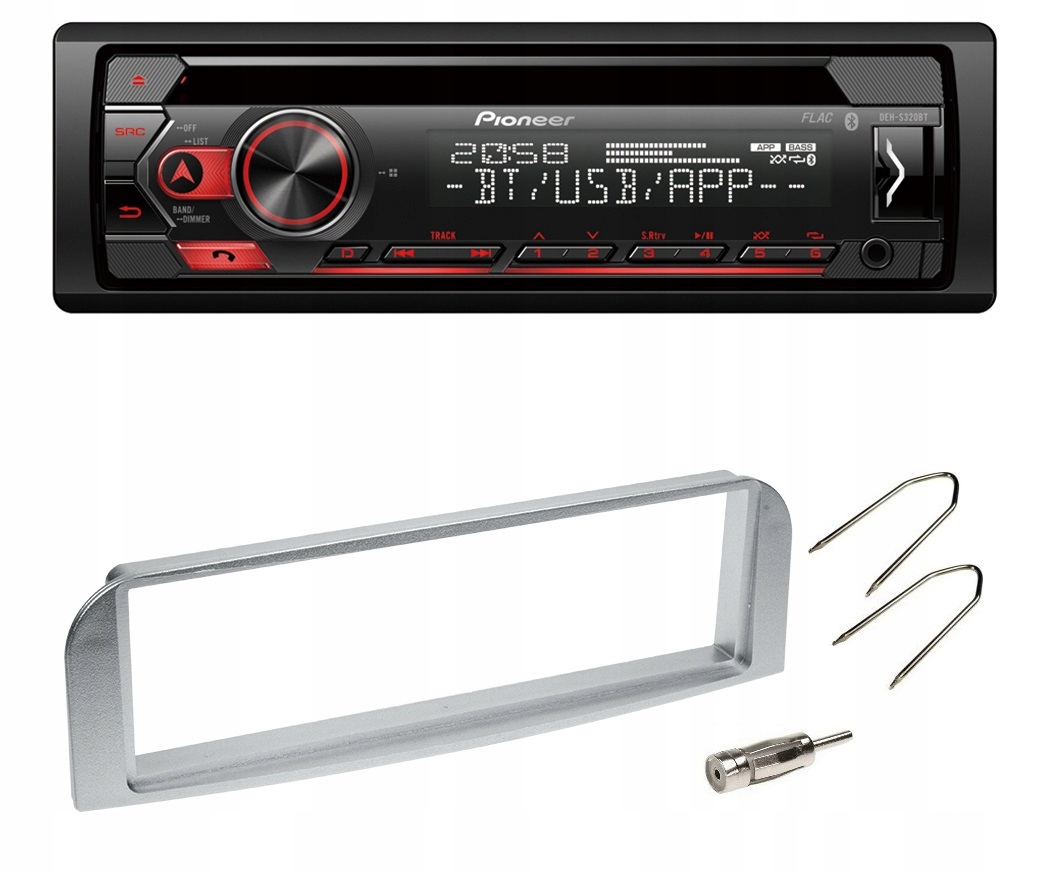 Autorádio s Bluetooth Pioneer DEH-S320BT CD Usb Aux pre Alfa 147 Gt