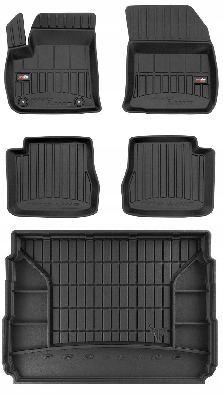 Set 3D Gumové rohože a rohože Citroen e-C4 Ev hatchback od 2020 g