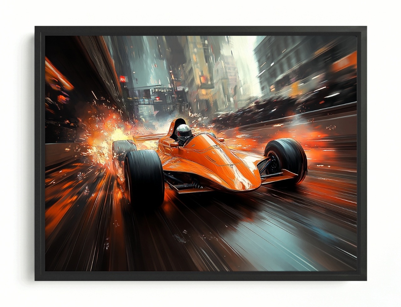 Obraz Rám American Box Motorsport Závody Formule 1 Formule Auto 80x60