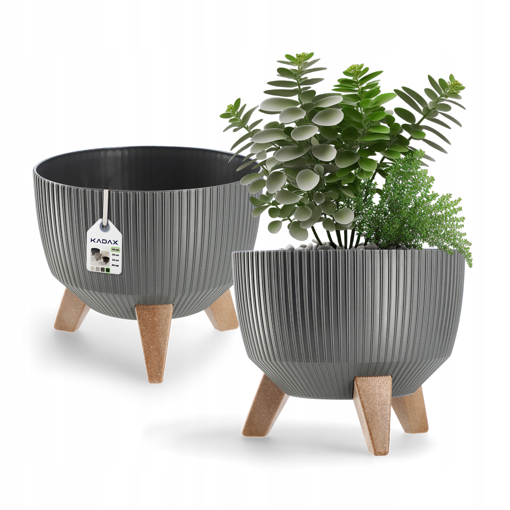 

Kadax Doniczka Donica 24cm Wkład Osłonka Misa