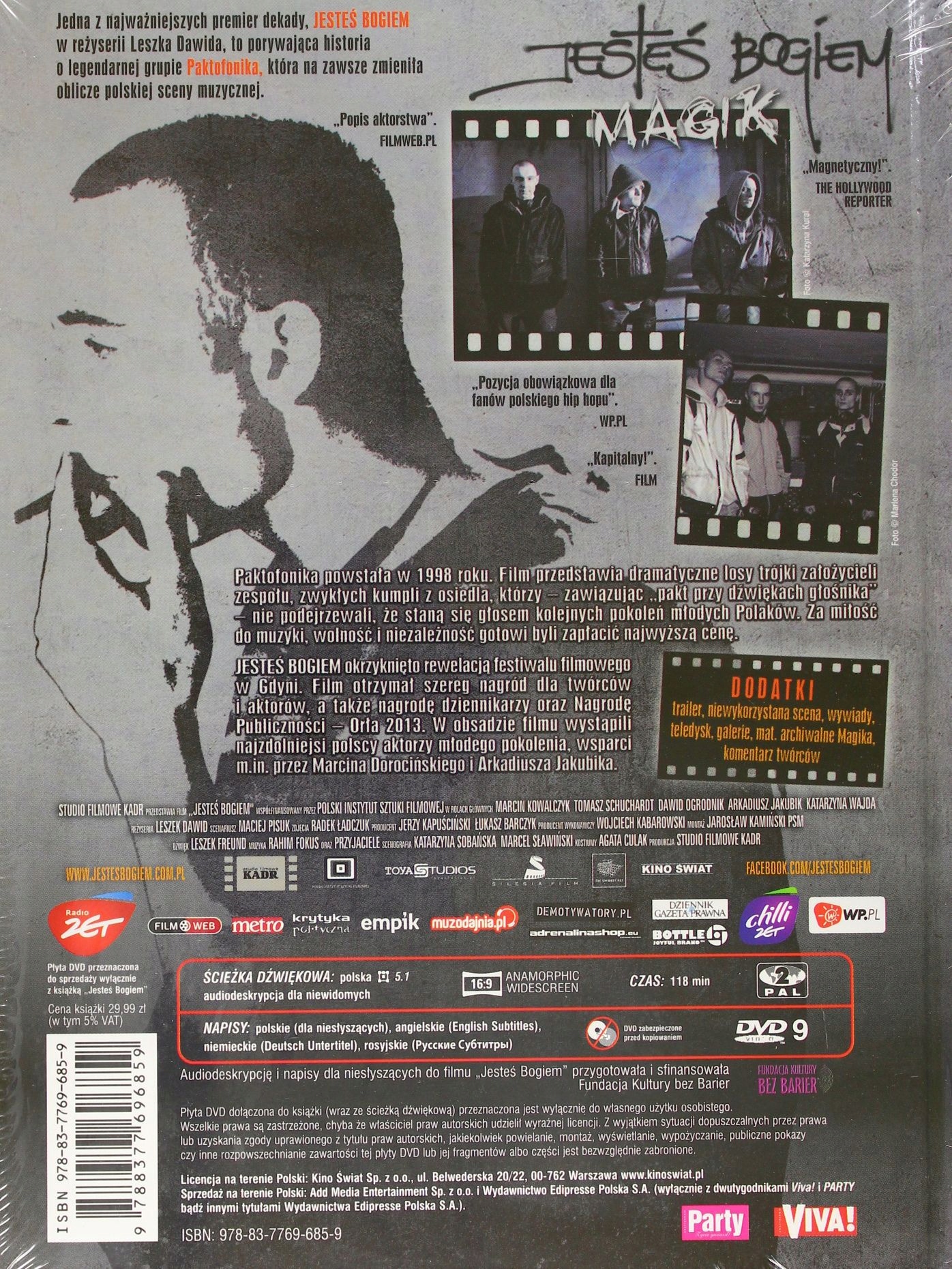 PAKTOFONIKA. JESTEŚ BOGIEM (Rahim) (DVD) Stan opakowania oryginalne