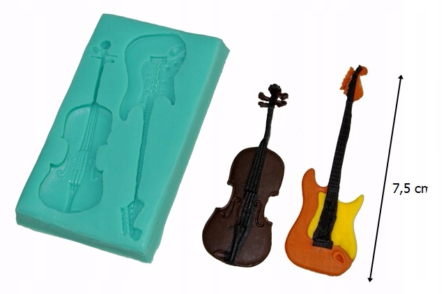 

Forma silikonowa Gitara Skrzypce