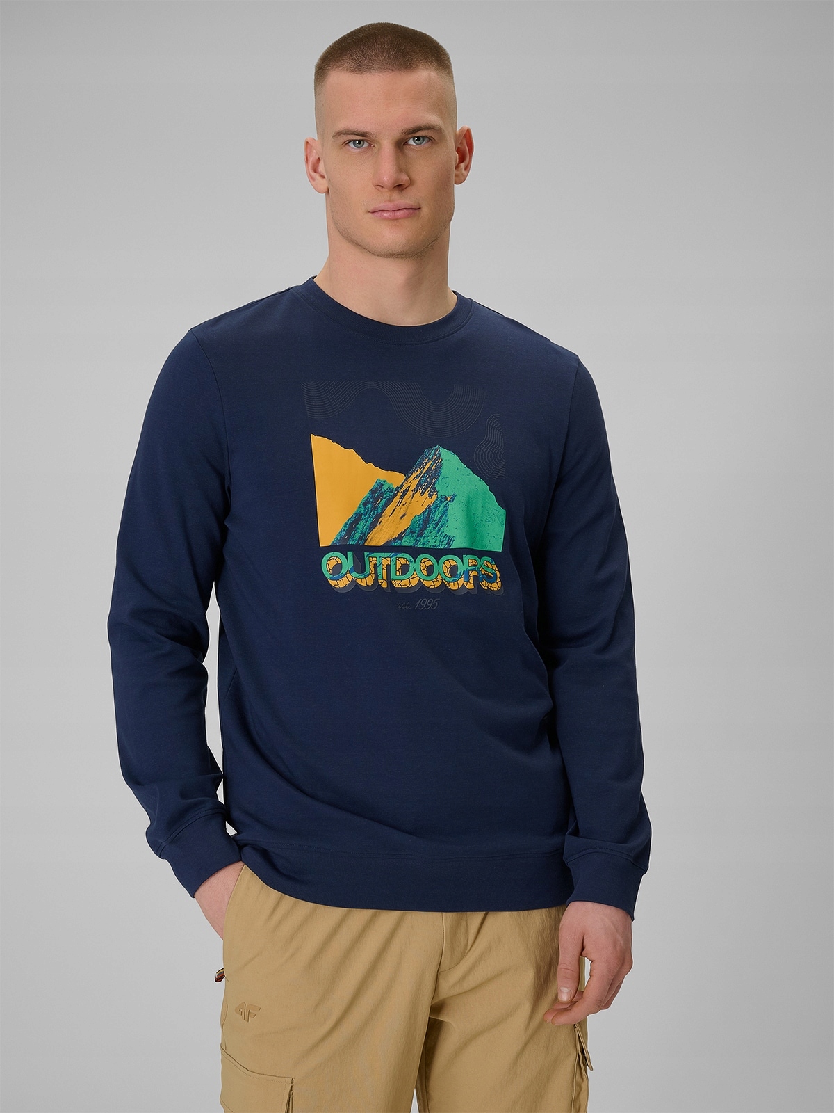 Tričko 4F , tmavě modré, velikost L