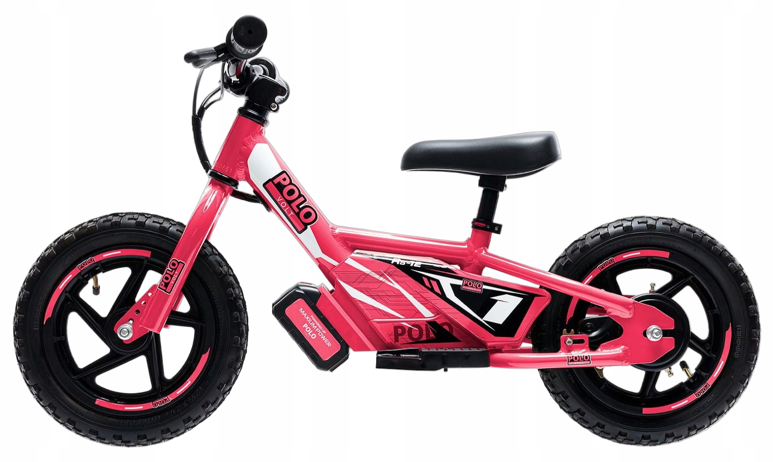 Dziecięcy Rower Elektryczny Mini Cross różowy od 3 lat Polovolt RS-12