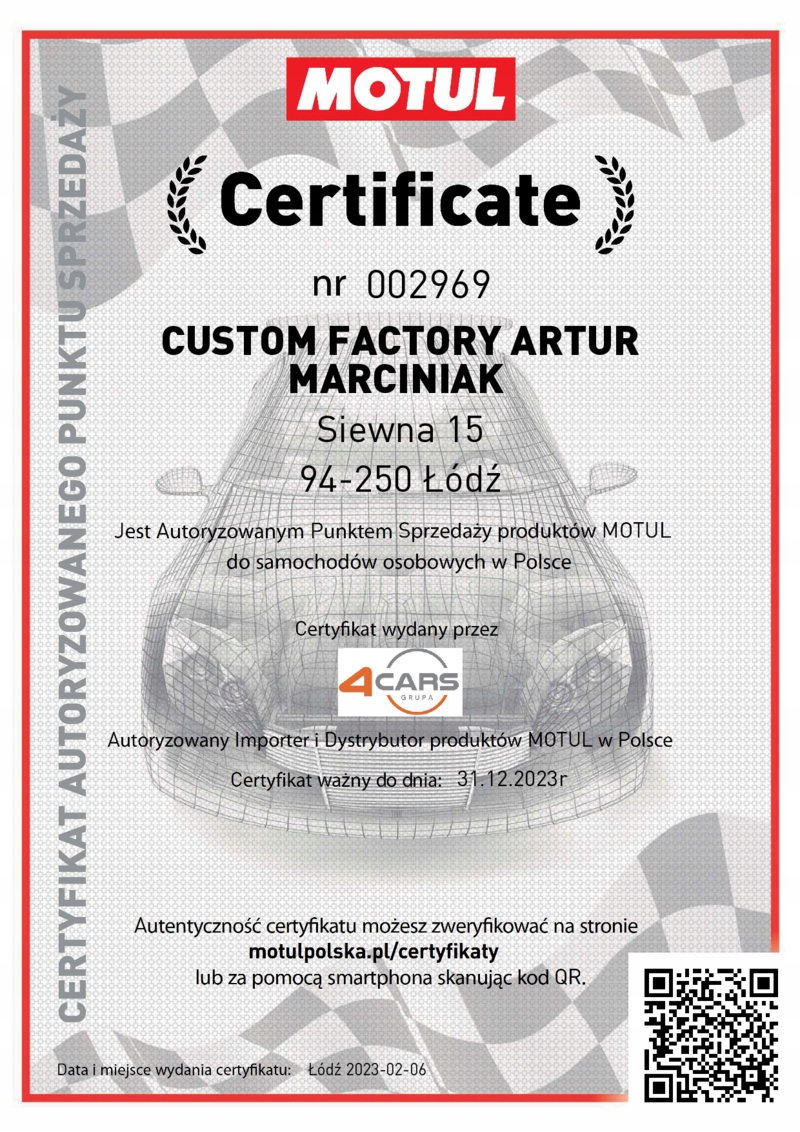 MOTUL SPECIFIC DEXOS2 5W30 C3 GM OPEL SYNTETYK 8L Rodzaj syntetyczne