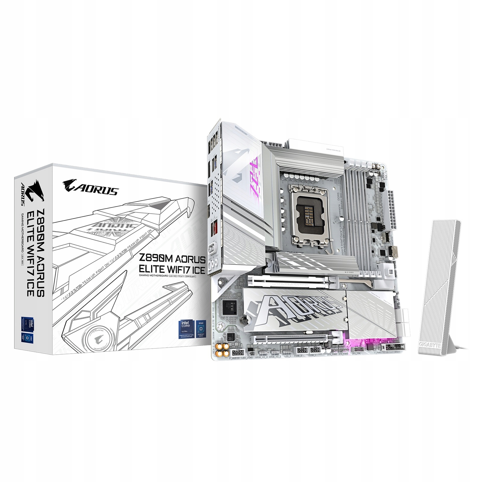 Gigabyte Z890 Aorus Elite WIFI7 Ice/lga 1851/mATX