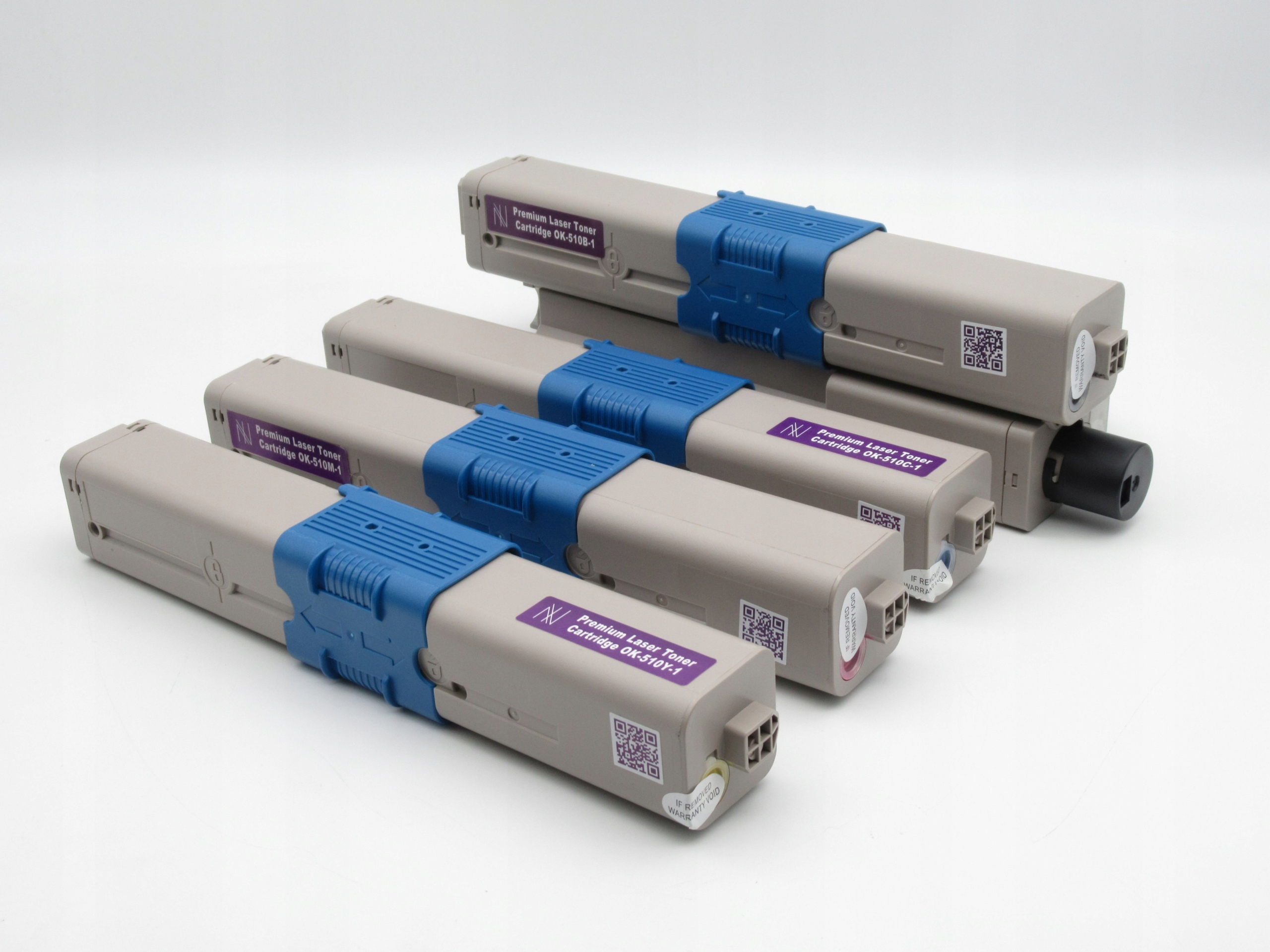 4xToner do OKI C510DN C511DN C530DN C531DN Komplet Kolor zestaw