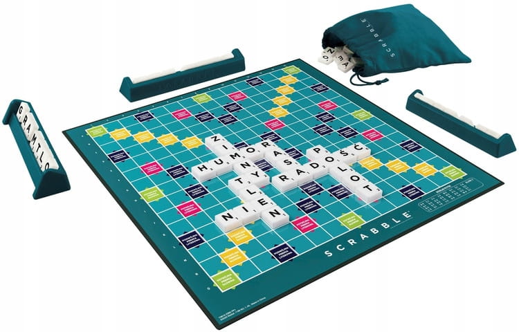 Scrabble HXM53 Nowa wersja polska gra planszowa imprezowa