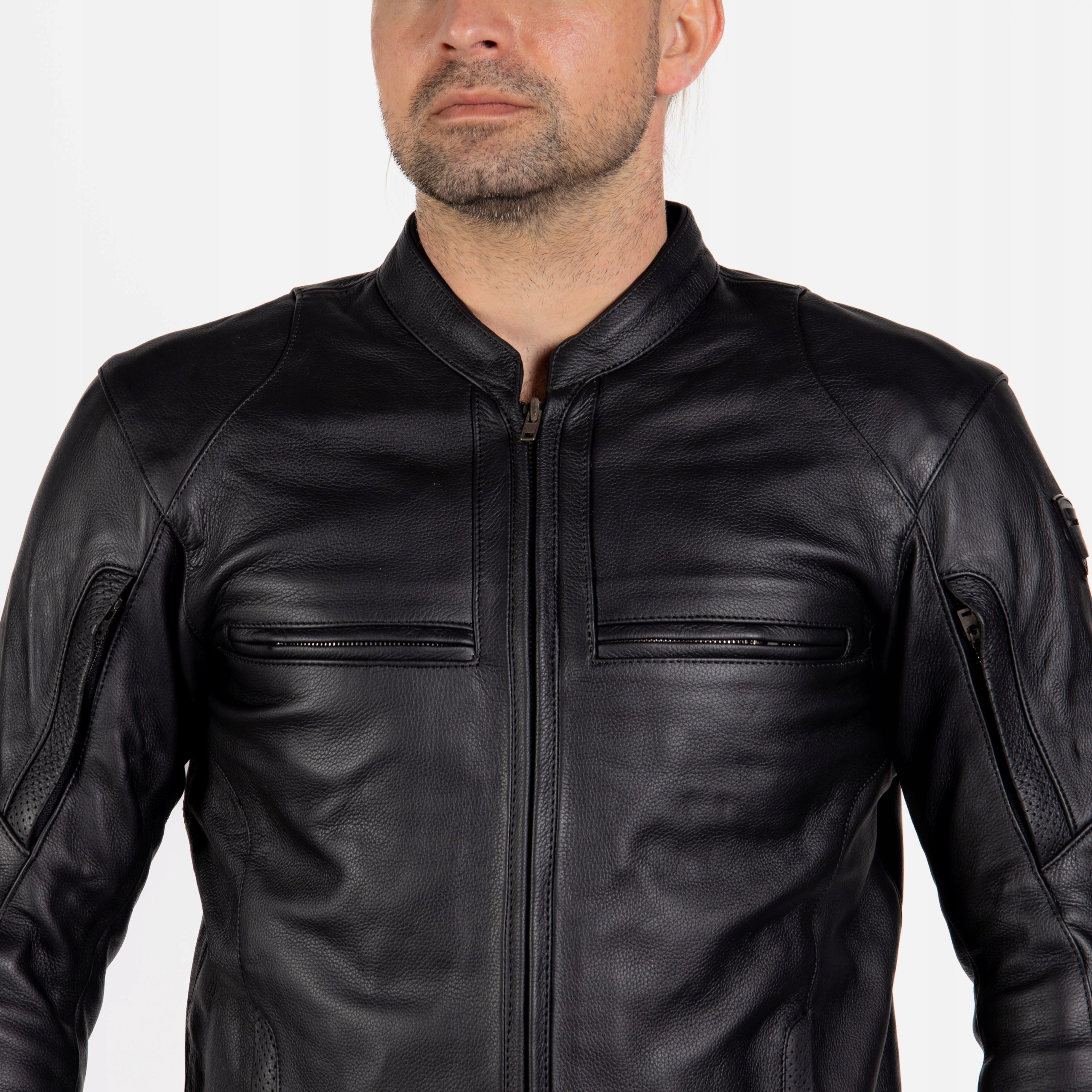 KURTKA MOTOCYKLOWA MĘSKIE SKÓRA REBELHORN RUNNER Rozmiar L