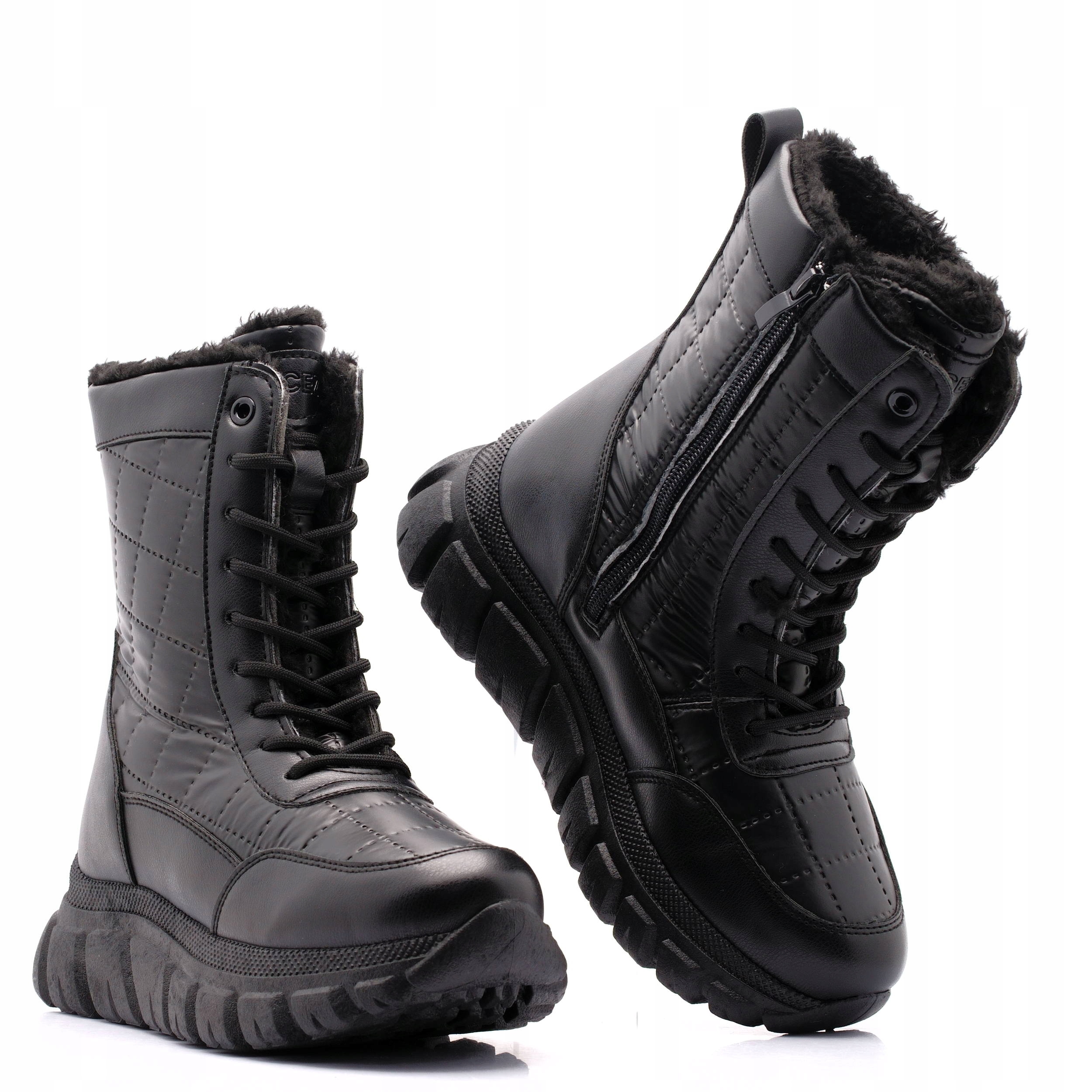 VINCEZA ŚNIEGOWCE DAMSKIE OCIEPLANE BUTY ZIMOWE 39 Wysokość brak informacji