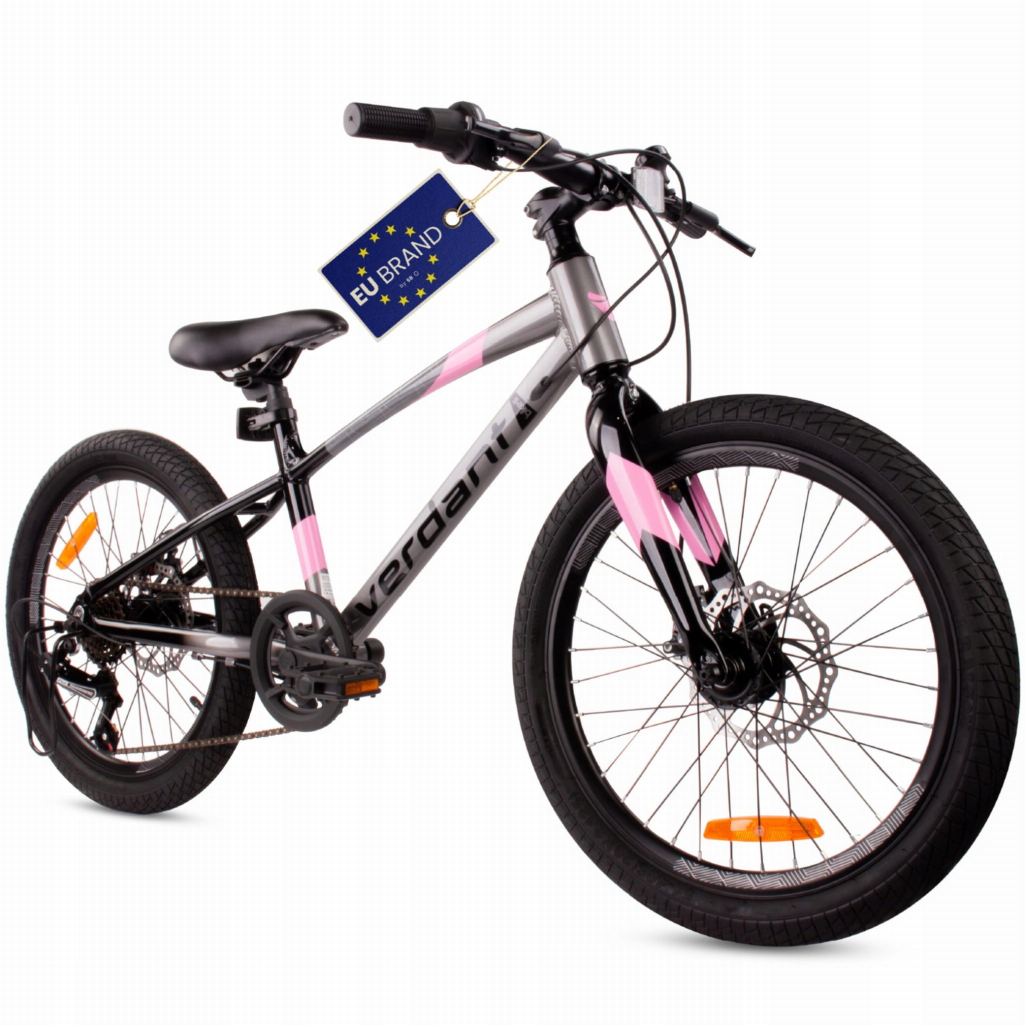 Dětské kolo 20 palců pro dívku Mtb Shimano 6 rychlostí lehké